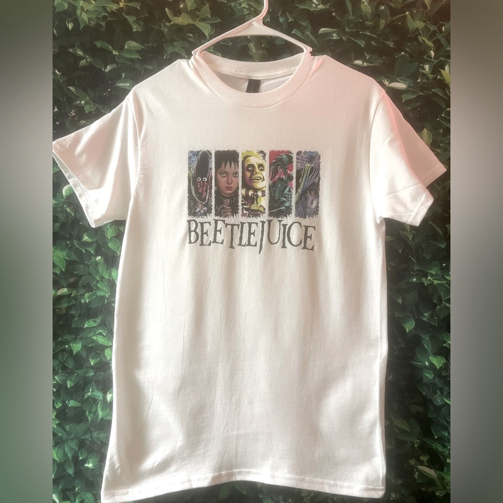 SALE NEW Beetlejuice Unisex Graphic Tee NWOT